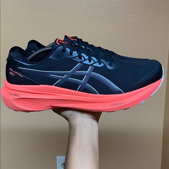 ASICS Gel-Kayano 30 “Black Carrier Grey Sunrise Red” Size 13 - Picture 1 of 17